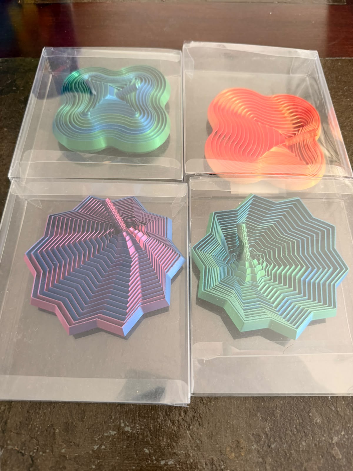 Flor Cinética Dahlia 3D – Fidget Expandible