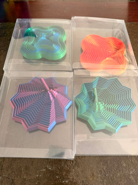 Flor Cinética Dahlia 3D – Fidget Expandible