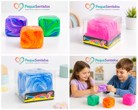 Squishy cubo Craquelado